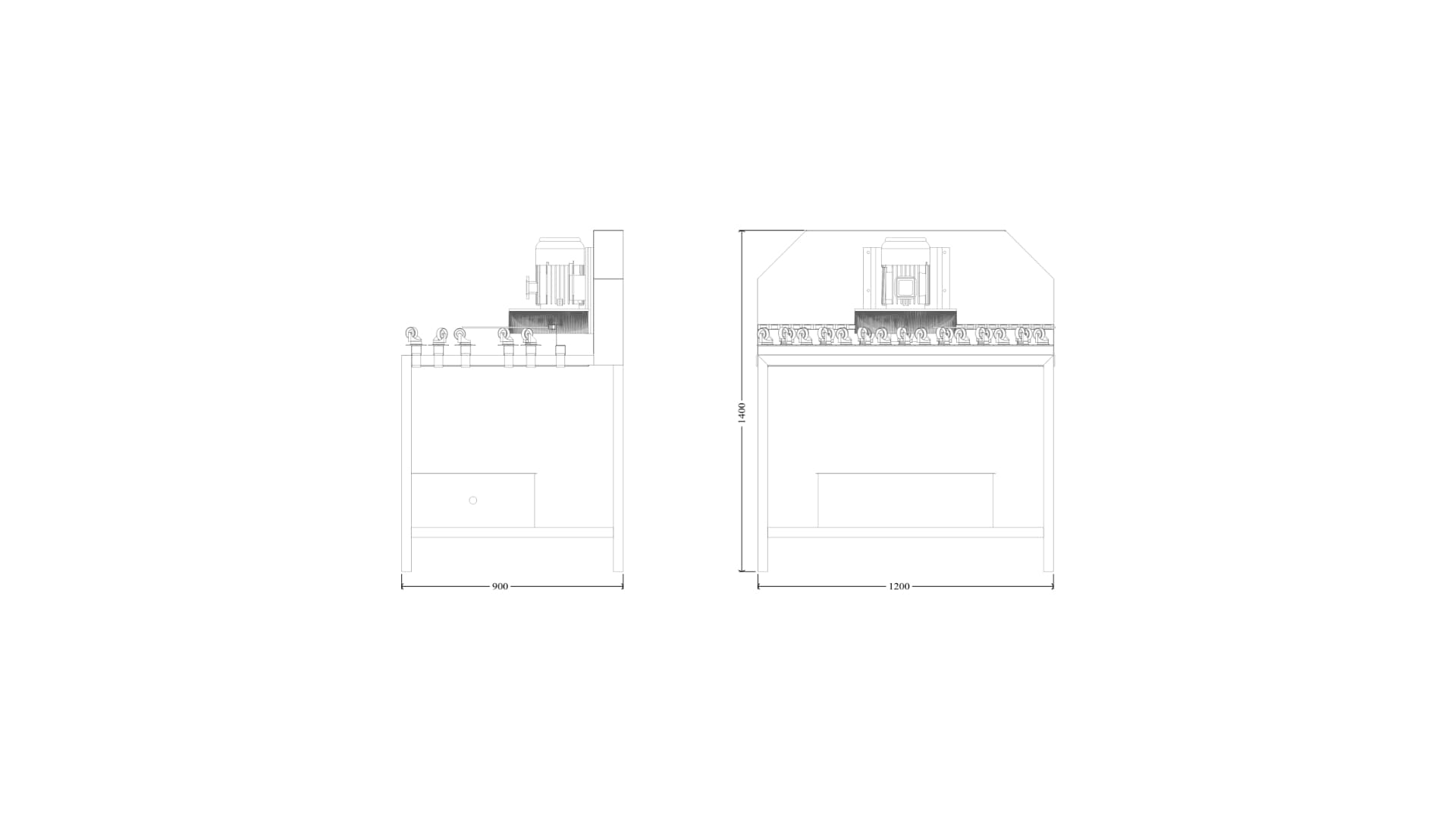 Rodaj Makinası - Teknik Çizim